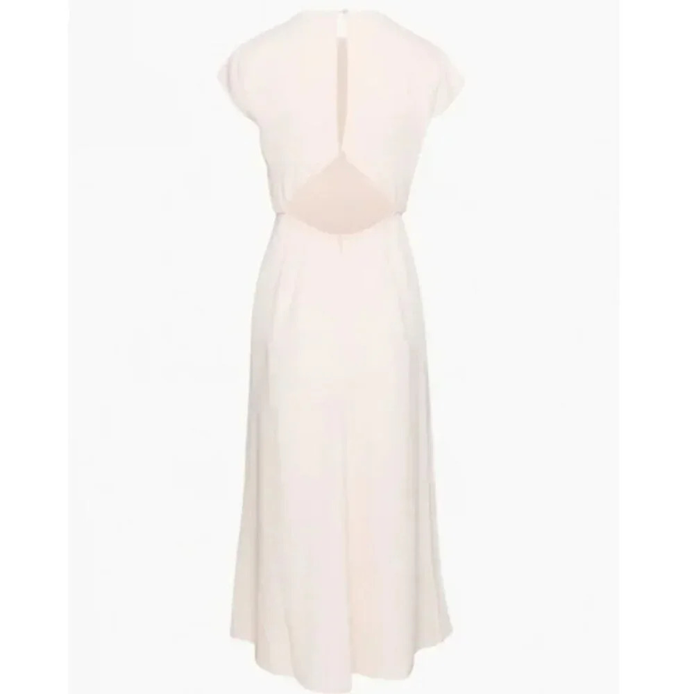 Aritzia Babaton Hamptons  Midi Dress Soft Blush Pink Size 12 - Picture 4 of 11